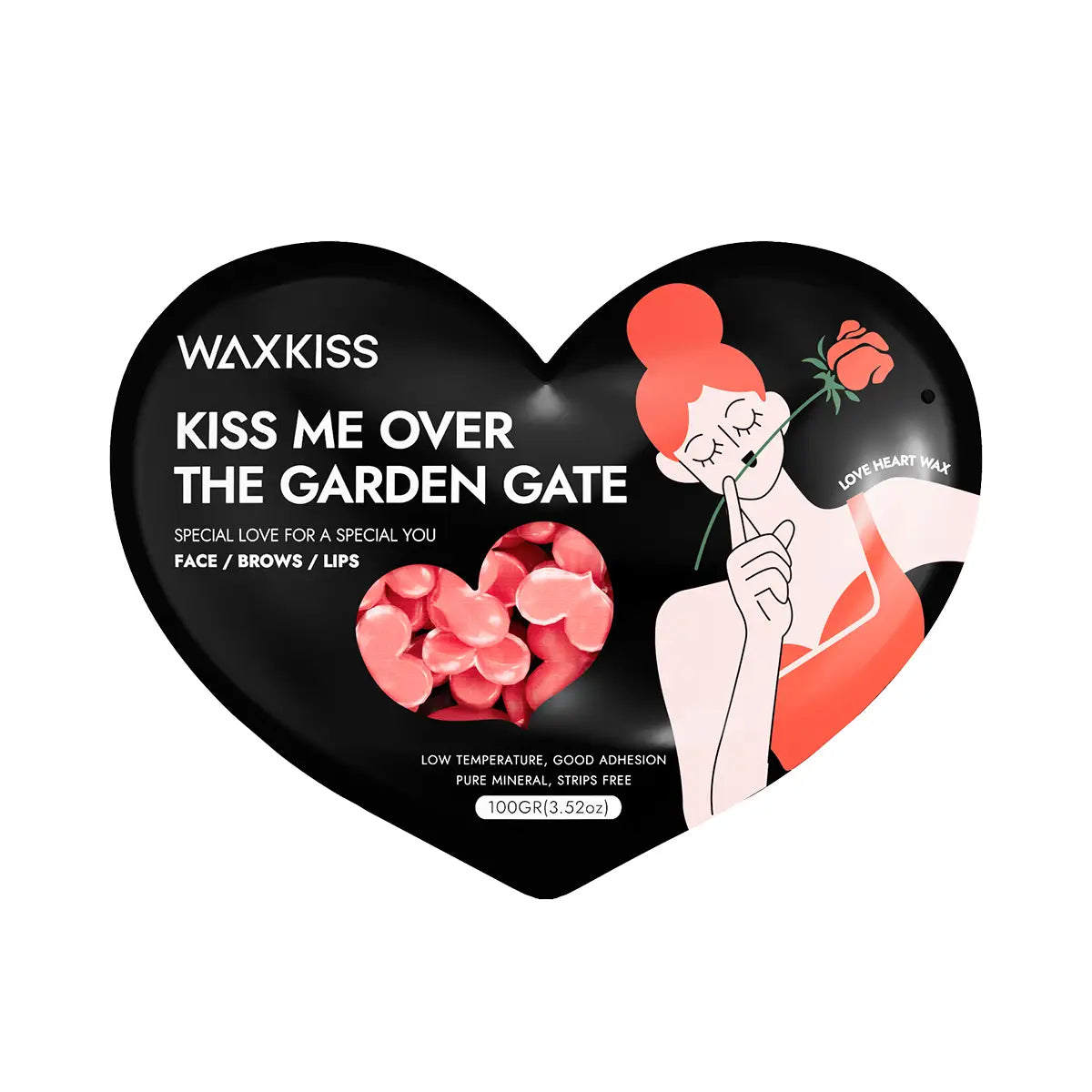 400g Waxkiss Wachsperlen-Set – 4×100 g Bundle „Face / Brows / Lips"